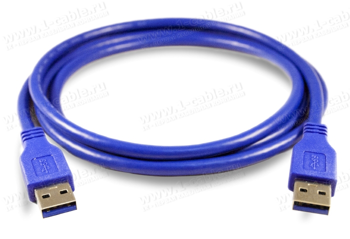 1K-USB305-AA-00.5, Кабель USB 3.0 для передачи данных, штекер (тип A) -штекер (тип A)