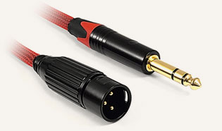 , Балансный кабель, Jack 6.3 стерео - XLR, (m-m)